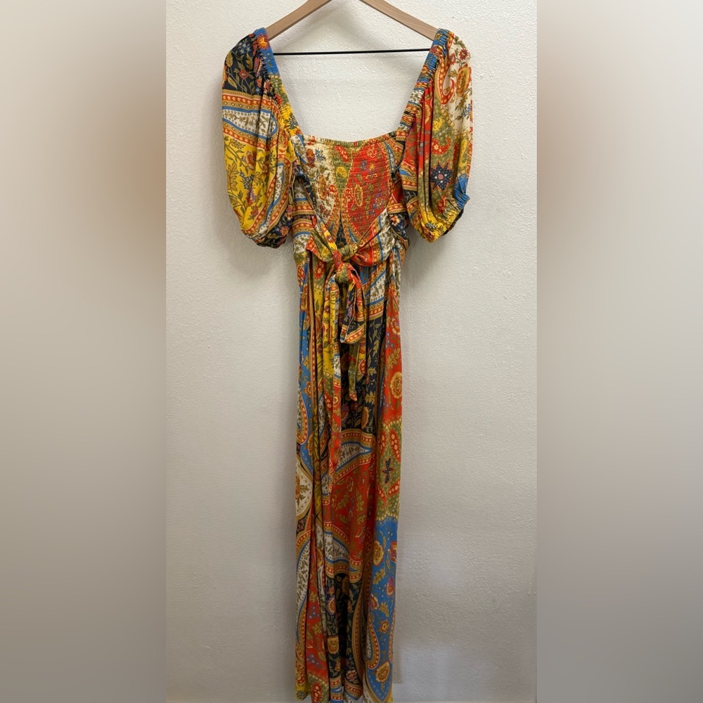 NWT Spell Belladonna Sweetheart Maxi Dress Size Medium Kaleidoscope UFT/S - Picture 15 of 16